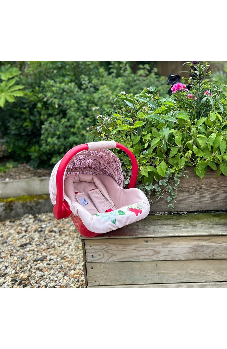 Roma Prams Rhs Doll Car Seat Flora Carrier Travel Accessory, Alternate, color, Multicolored