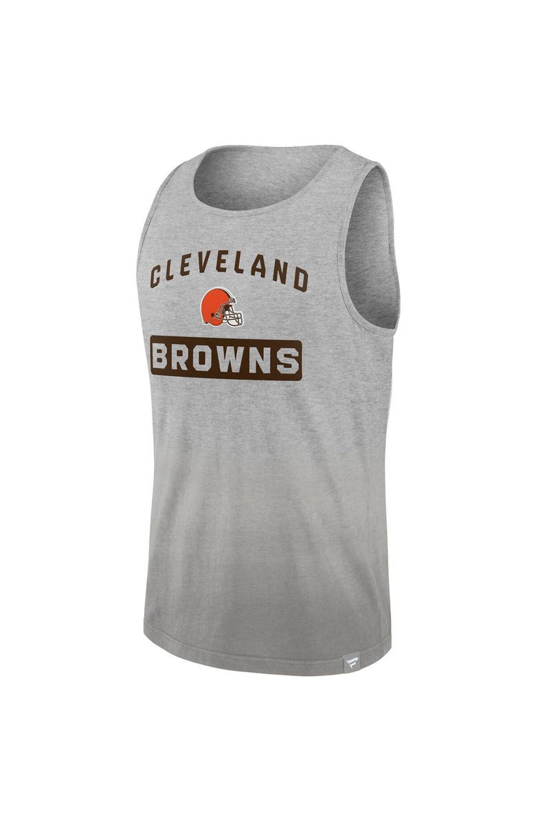 FANATICS Men's Fanatics Branded Heathered Gray Cleveland Browns Our Year Tank Top, Alternate, color, 