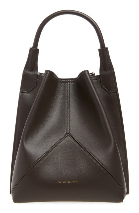 Victoria Leather Bucket Bag