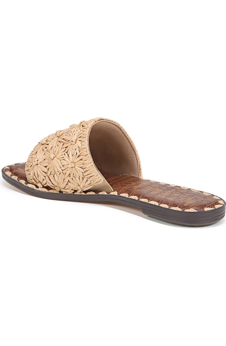 Sam Edelman Giovanna Raffia Slide Sandal, Alternate, color, Beechwood