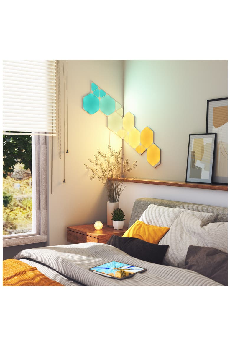 10-Pack Mini Triangle Light Panels Expansion Pack, Alternate, color, MULTICOLOR