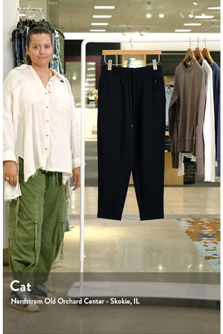 Soft Scuba Knit Liftoff Drawstring Ankle Pants video