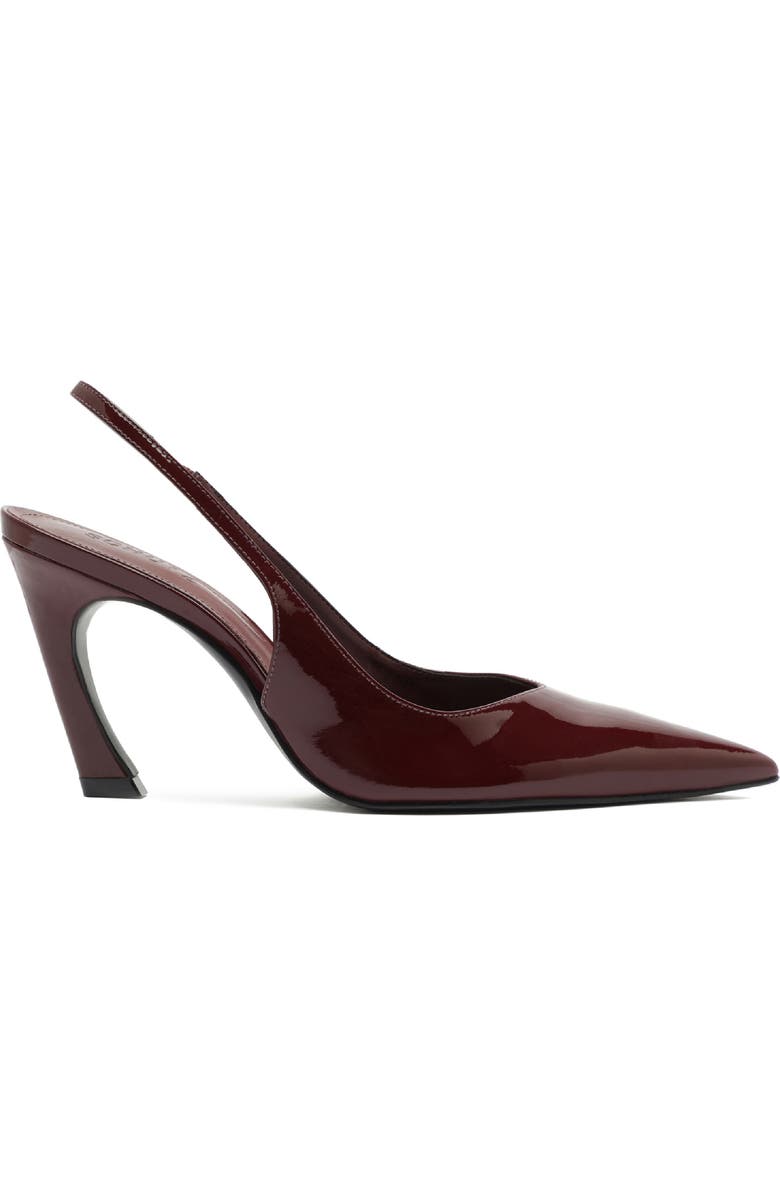 Schutz Lexi Slingback Pointed Toe Pump, Alternate, color, Vino