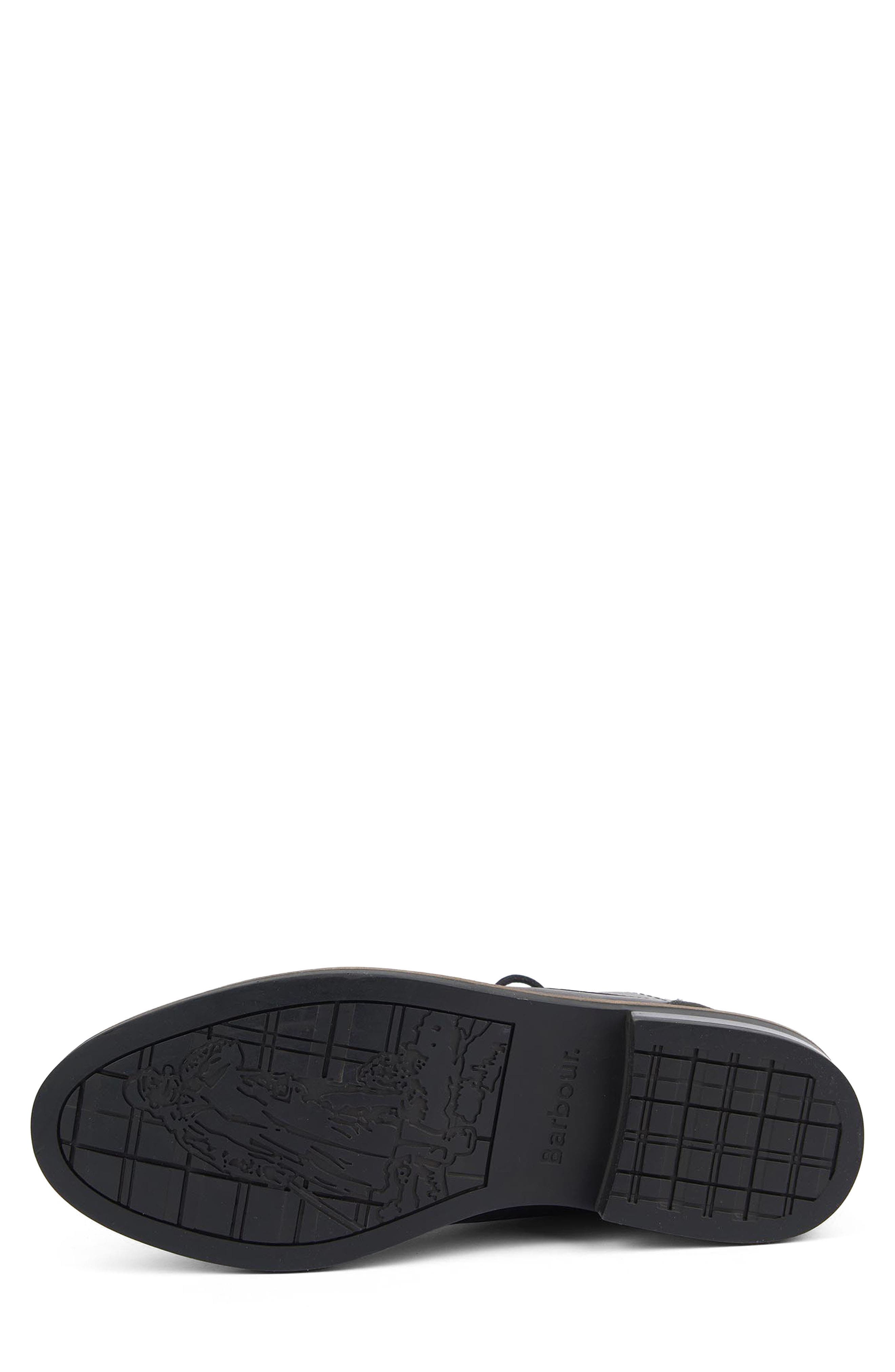 Barbour Deckham Plain Toe Boot, Alternate, color, Black