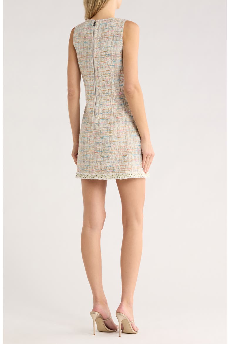 Clyde Tweed A-Line Shift Dress, Alternate, color, OFF WHITE MULTI