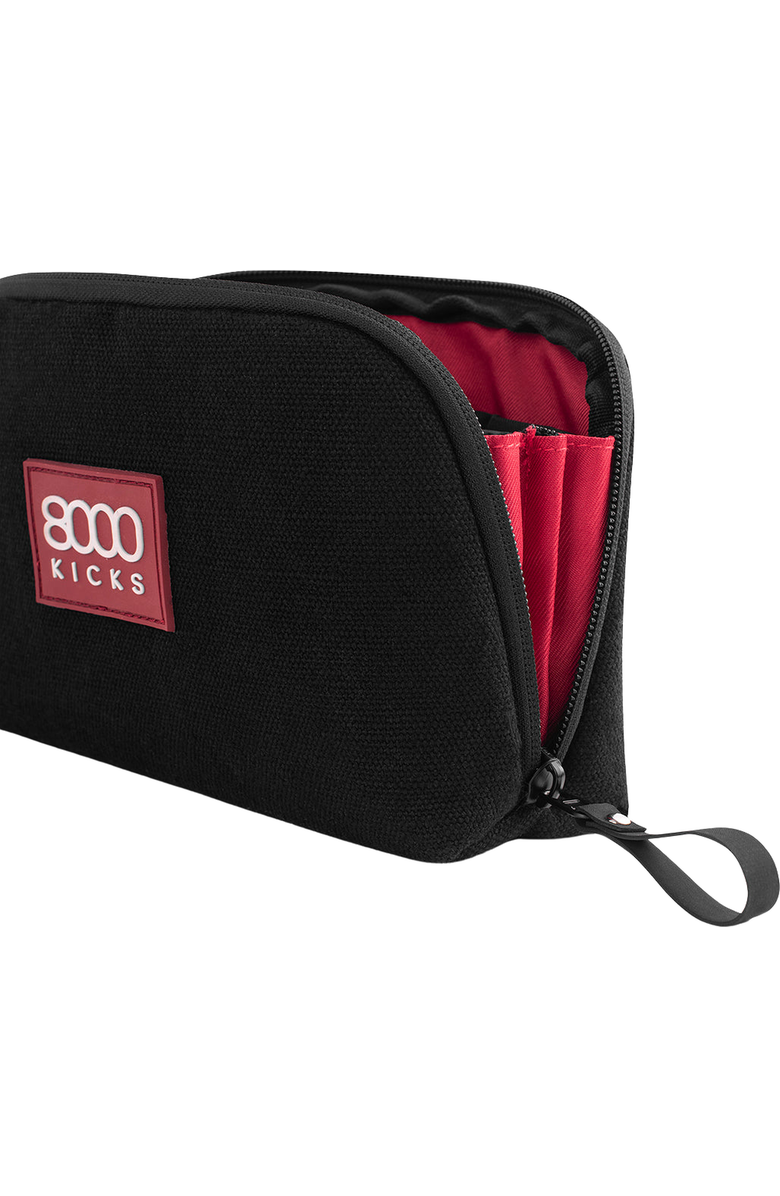 8000Kicks Accessory & Tech Pouch, Alternate, color, Black Hemp