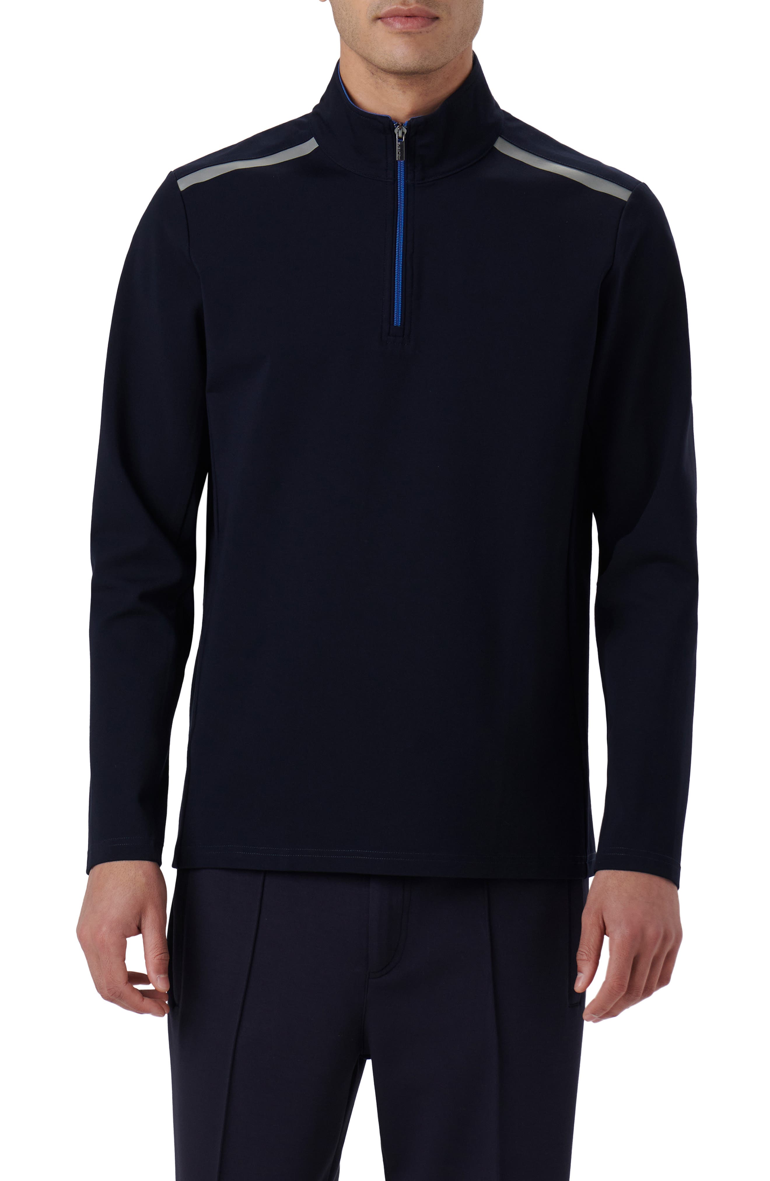 Bugatchi Quarter Zip Pullover
