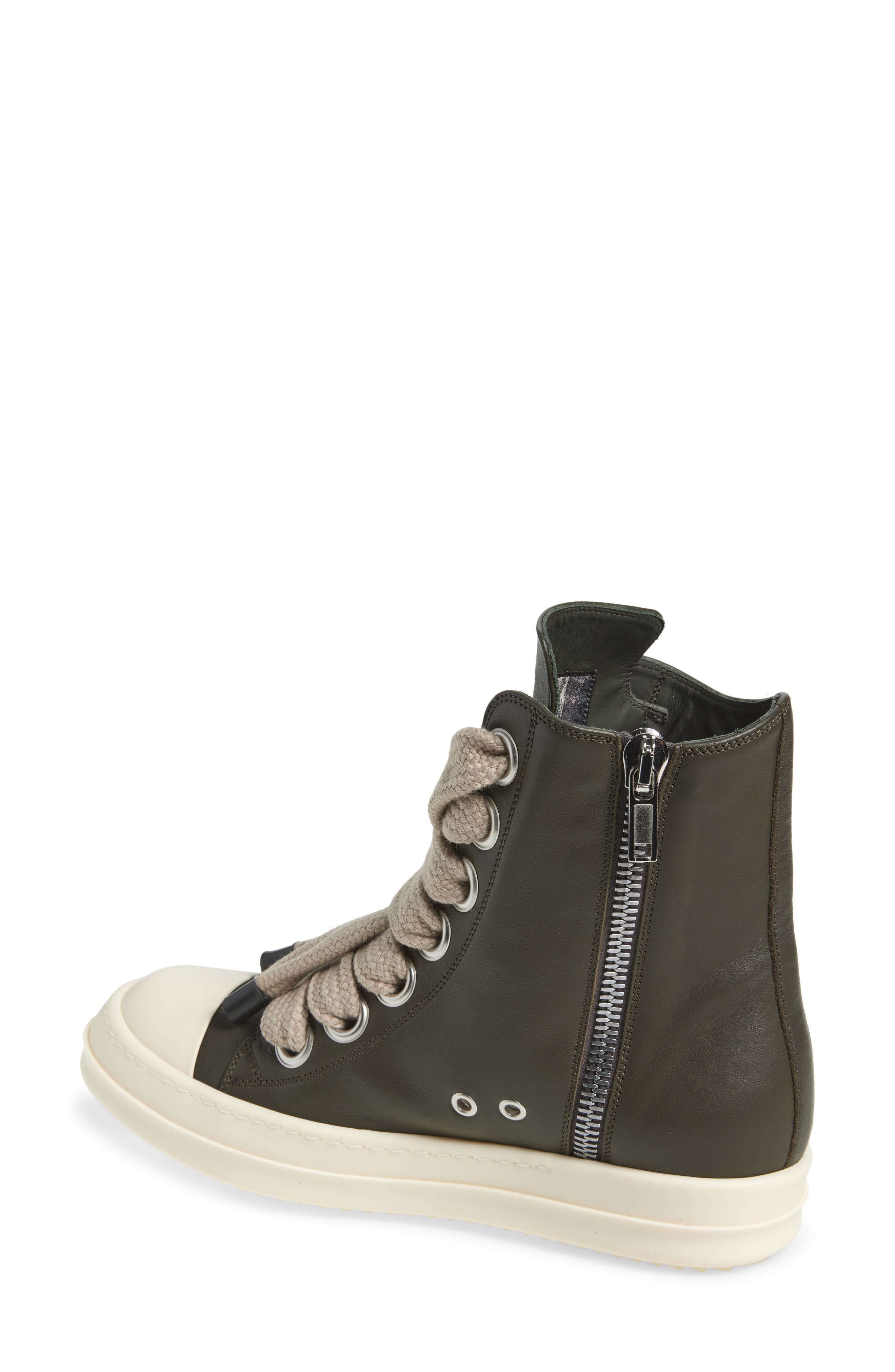 Rick Owens Jumbolaced High Top Sneaker, Alternate, color, 