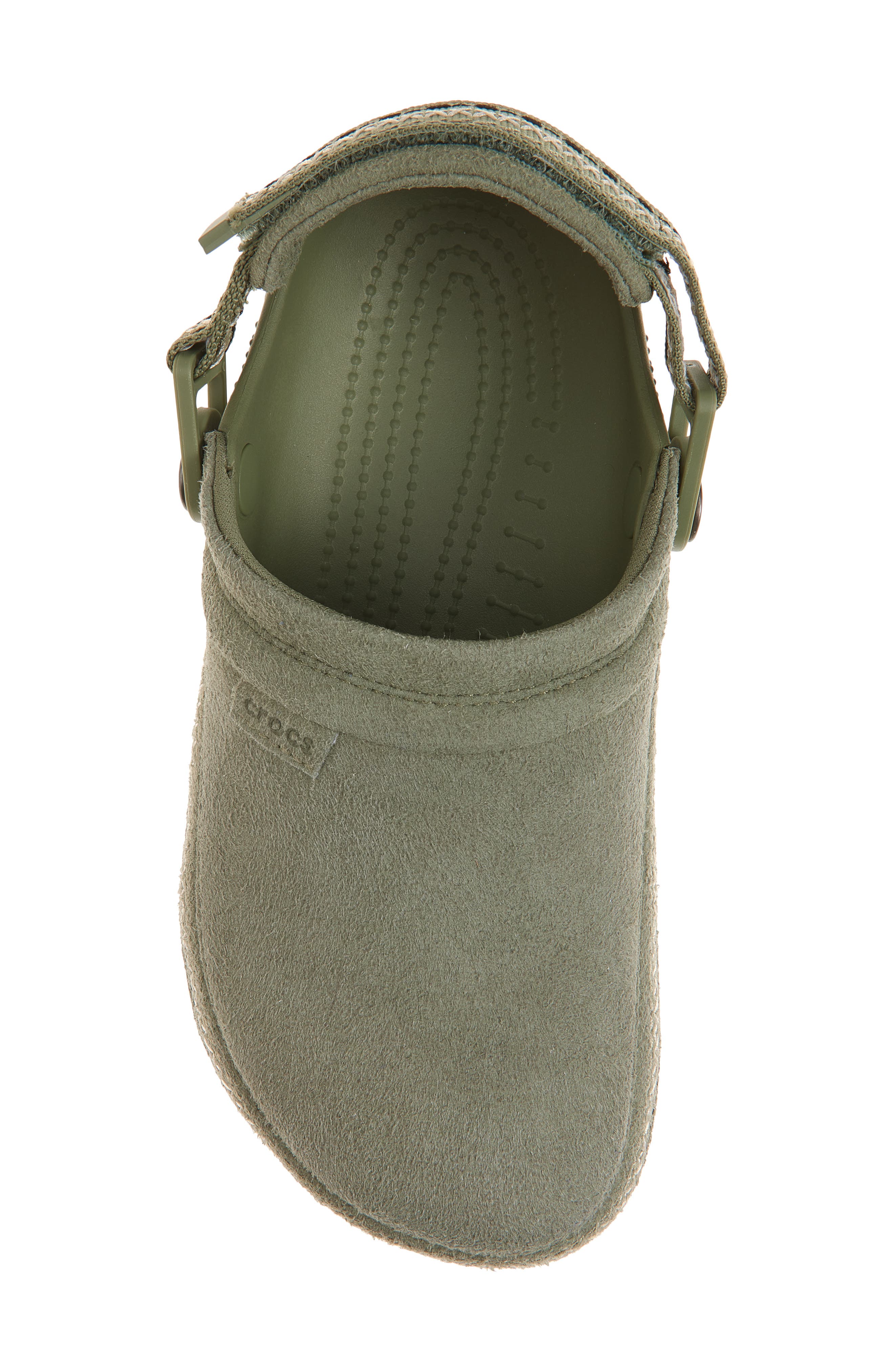 Classic Crafted Faux Suede Stitch Clog, Alternate, color, CARGO