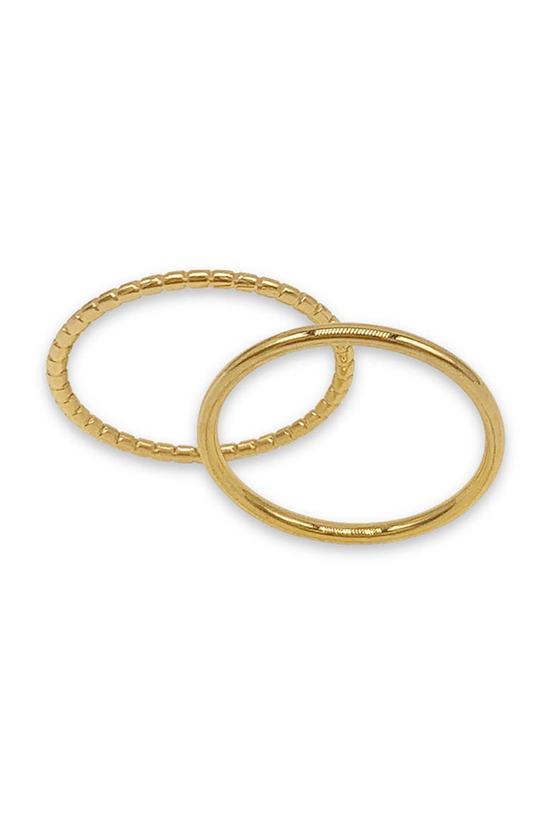 Water Resistant Stack Rings, Main, color, YELLOW