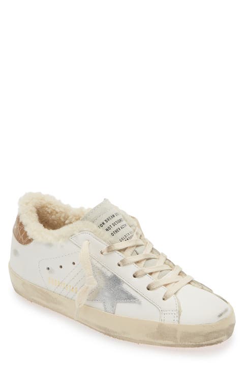 Super-Star Genuine Shearling Low Top Sneaker (Women)
