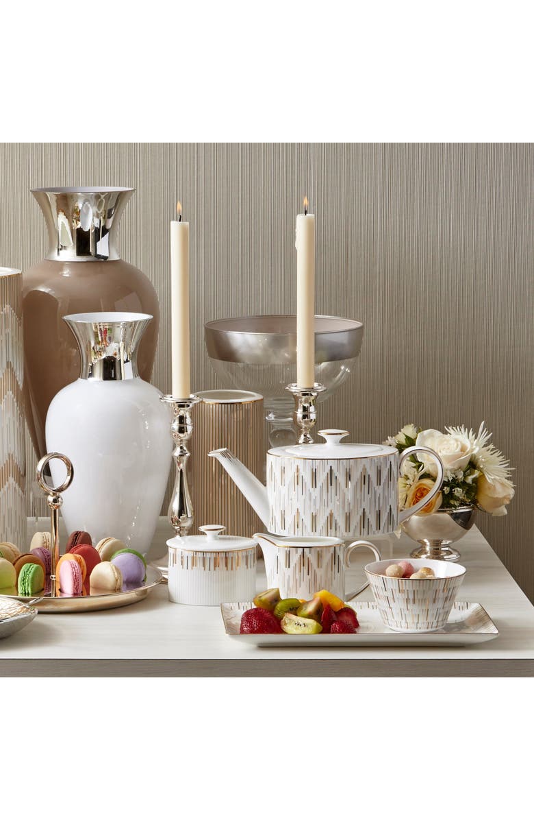 Prouna Luminous Small Teapot, Alternate, color, White