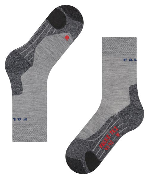 Falke Tk2 Explore Melange Hiking Socks In Gray