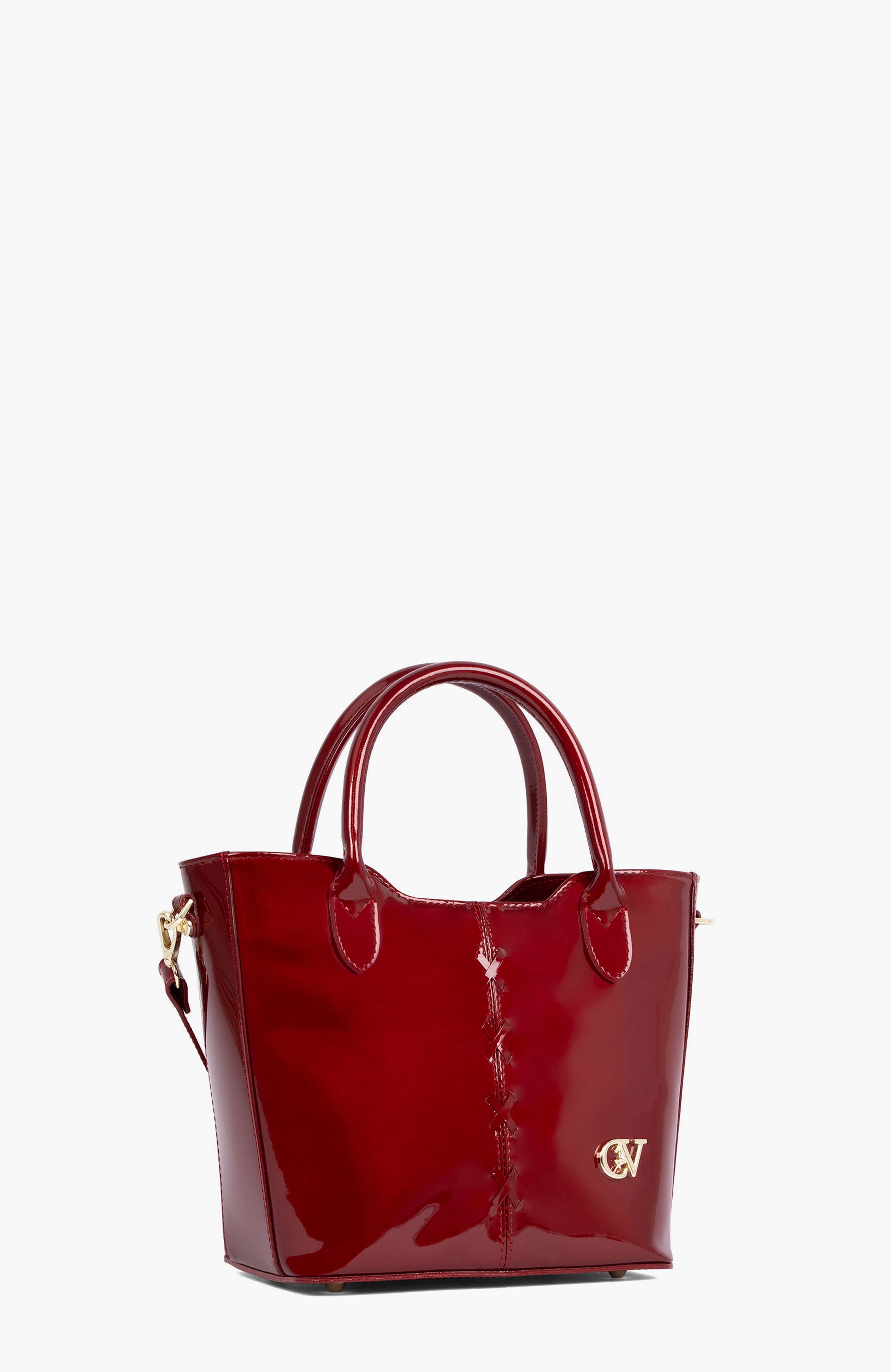 Midnight Rouge 628 Limited Edition Patent Leather Handbag, Alternate, color, Red