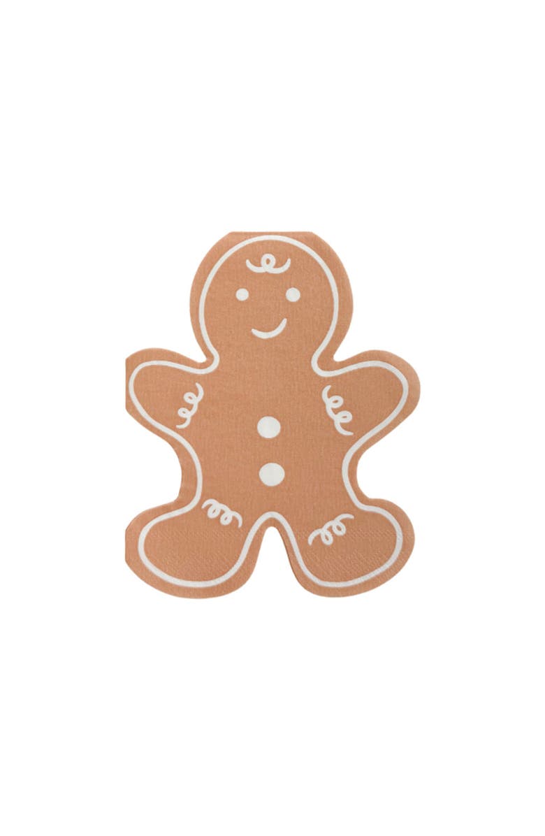Daydream Society Baking Spirits Bright Gingerbread Man Christmas Large Napkins, Main, color, Assorted Pre-Pack