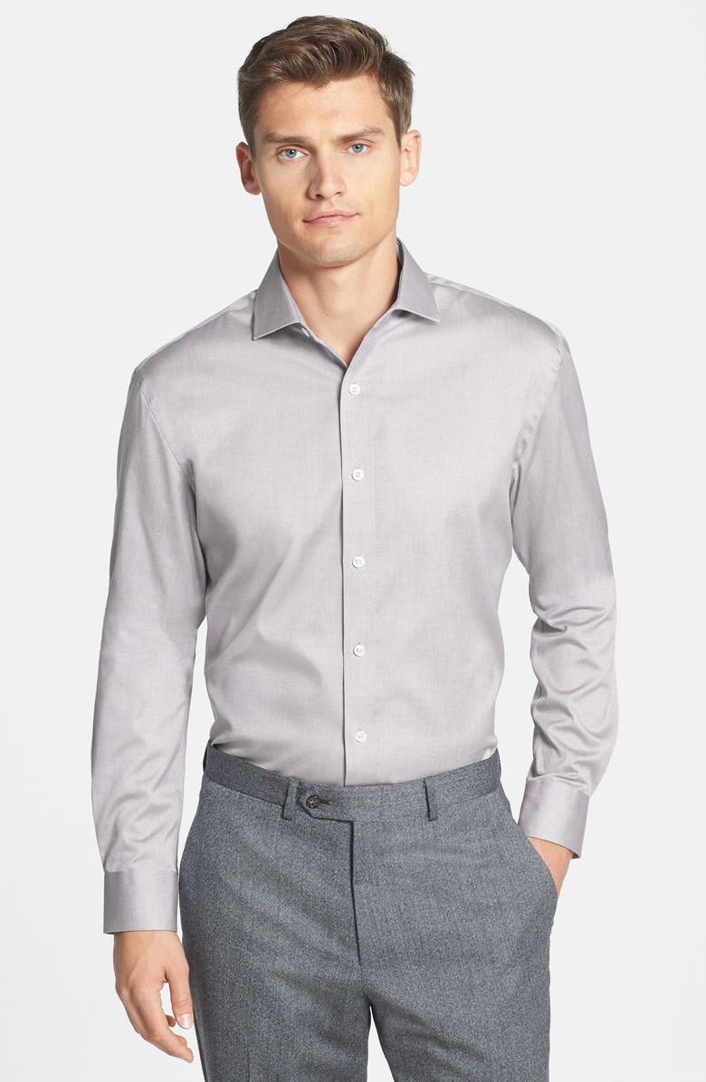 Todd Snyder White Label Trim Fit Solid Dress Shirt, Alternate, color, 