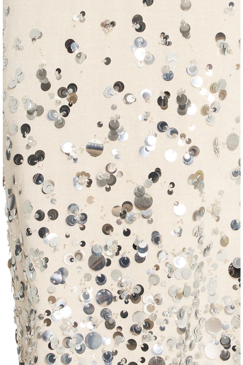 Lily Sequin Dress, Alternate, color, TAN MULTI
