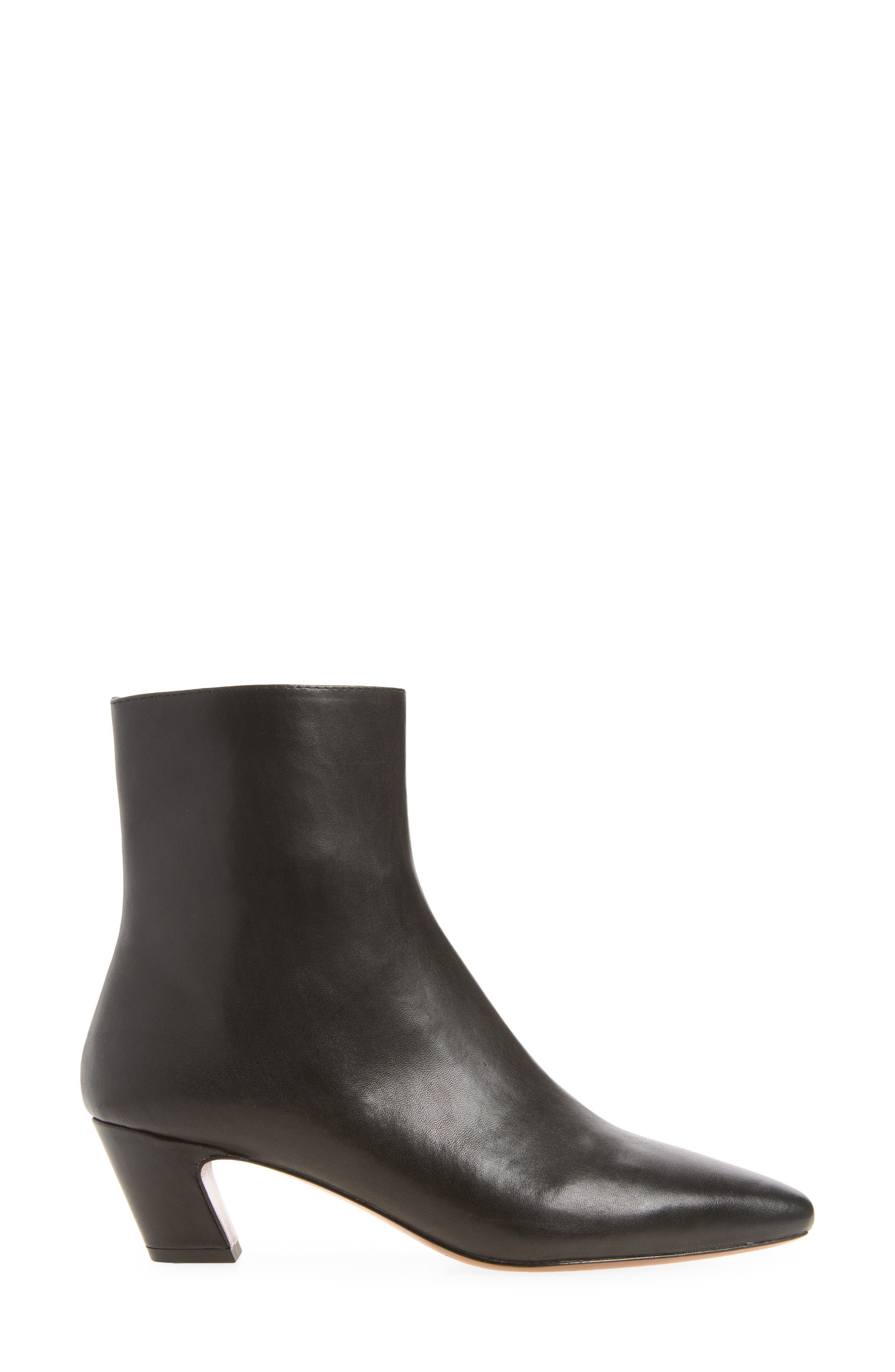 Harper Leather Bootie, Alternate, color, BLACK