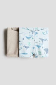 H&M 2-pack Cotton Jersey Shorts