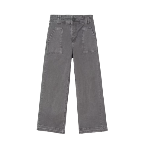 Flared Twill Pants (Big Kid)