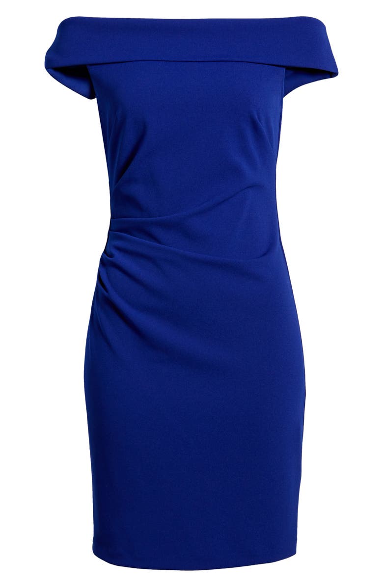 Vince Camuto Off the Shoulder Body-Con Dress, Alternate, color,