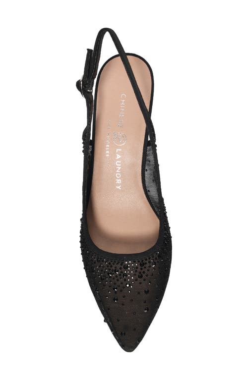 Chinese Laundry Merry Slingback Mesh Pump In Black
