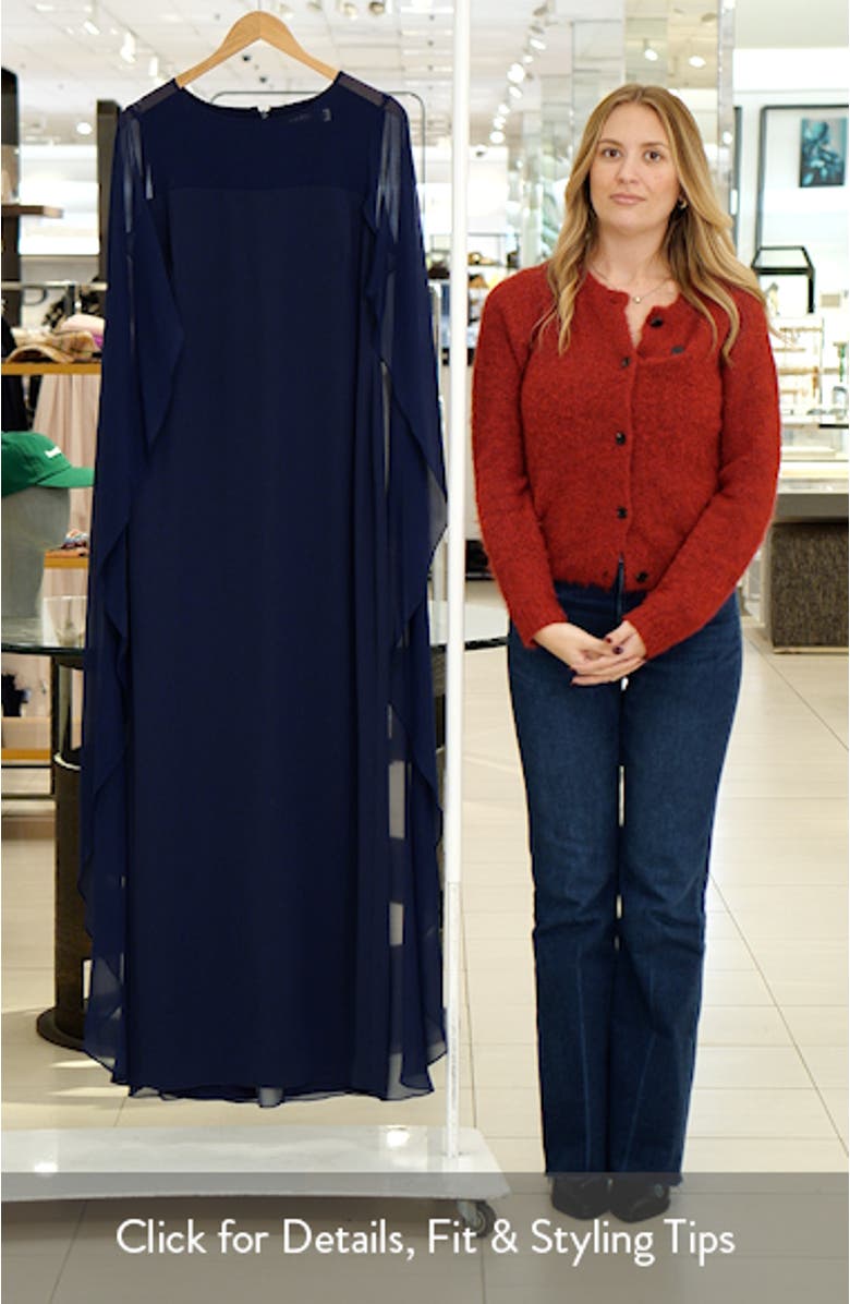 Lavati Capelet Gown, sales video thumbnail