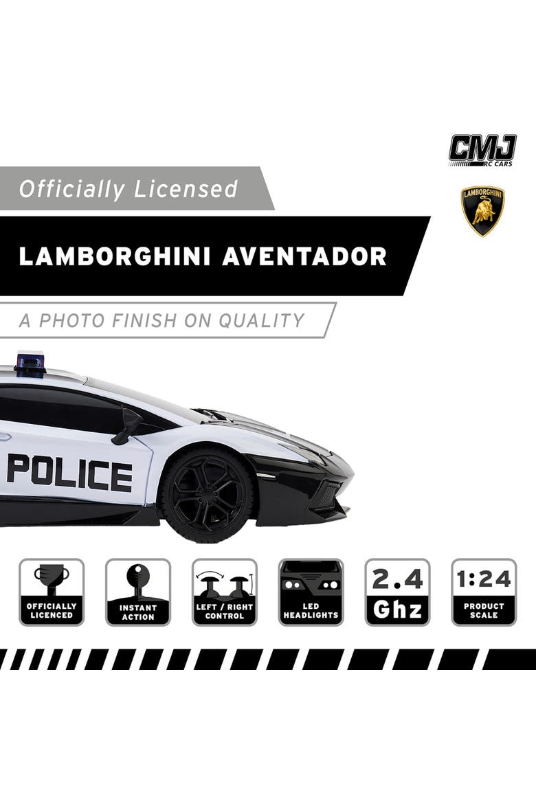 Lamborghini Aventador LP7004 Police Remote Controlled Car, Alternate, color, Multicolored