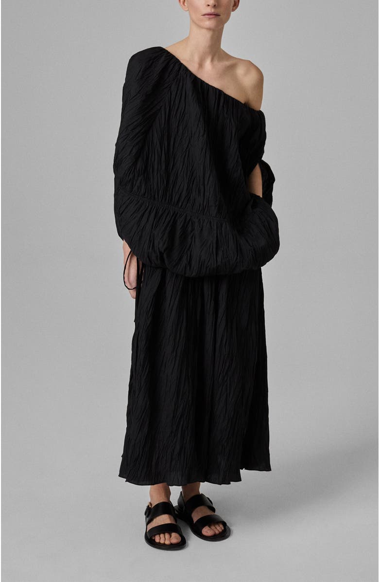 CO Pliss Skirt in Crinkled Cotton, Main, color,