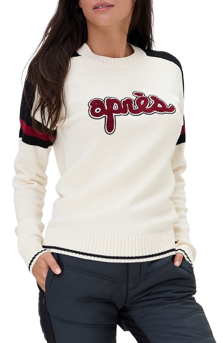 Alp N Rock Après Ski II Appliqué Sweater, Main, color, 