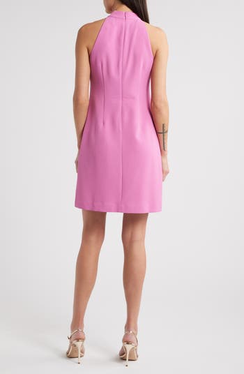 Tie Neck A-Line Dress