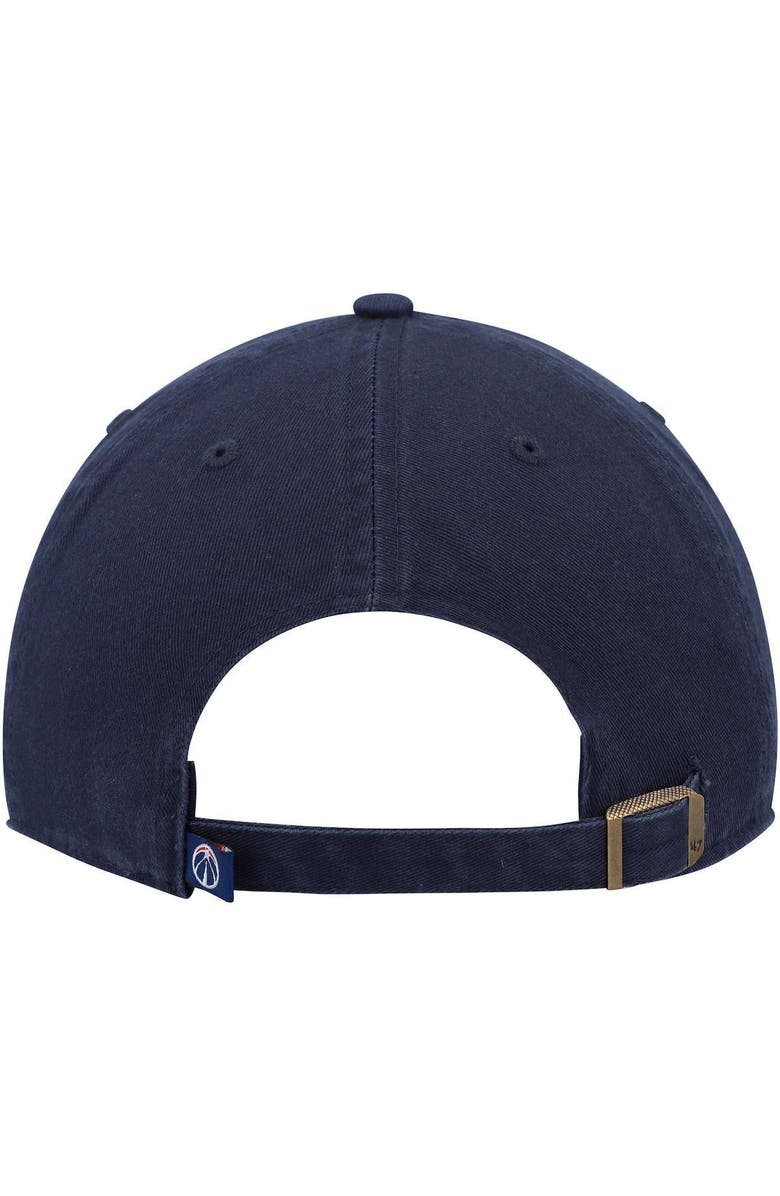 '47 Men's '47 Navy Washington Wizards Team Clean Up Adjustable Hat, Alternate, color, Navy