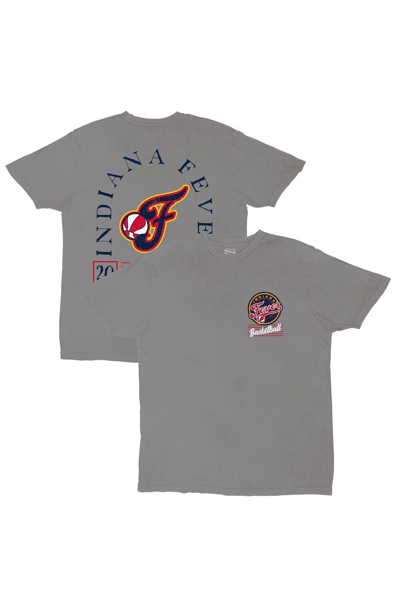 Stadium Essentials Unisex Stadium Essentials Platinum Indiana Fever Lay Low Vintage Wash Relaxed Fit T-Shirt, Main, color, Pewter