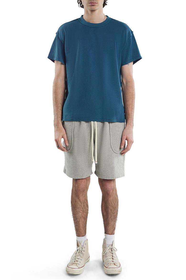 HeavyWeight Invert Pocket Short, Alternate, color, Heather Grey