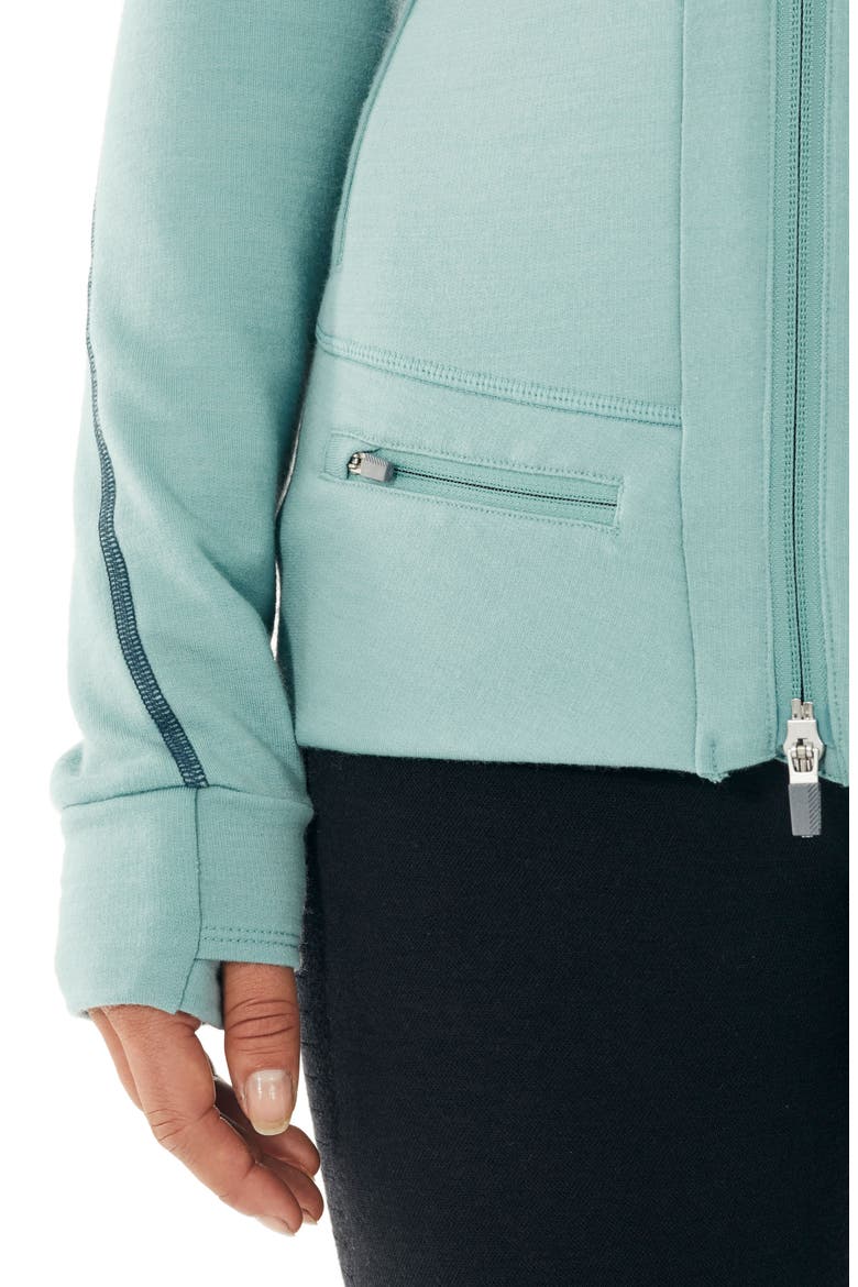 Quantum II Full Zip Hoodie, Alternate, color, HYDRO