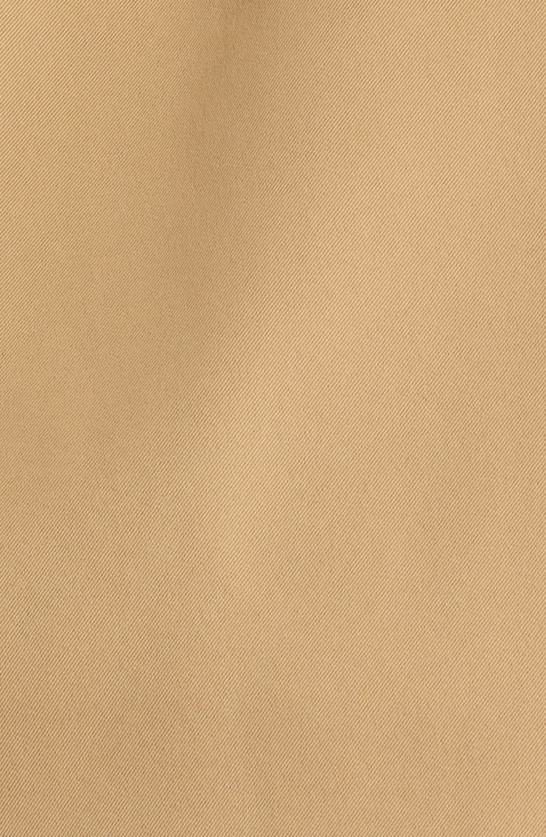 Reformation Jordan Short Trench Coat, Alternate, color, Camel