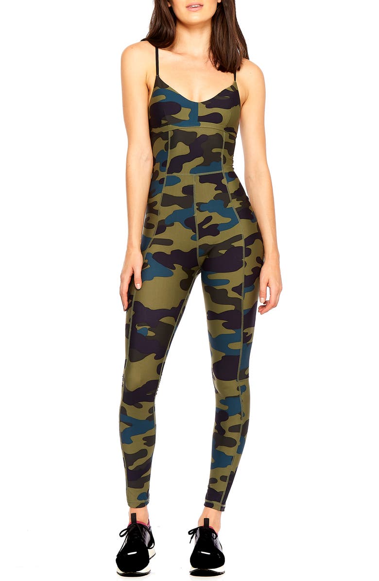The Upside Army Camo Unitard, Main, color, 