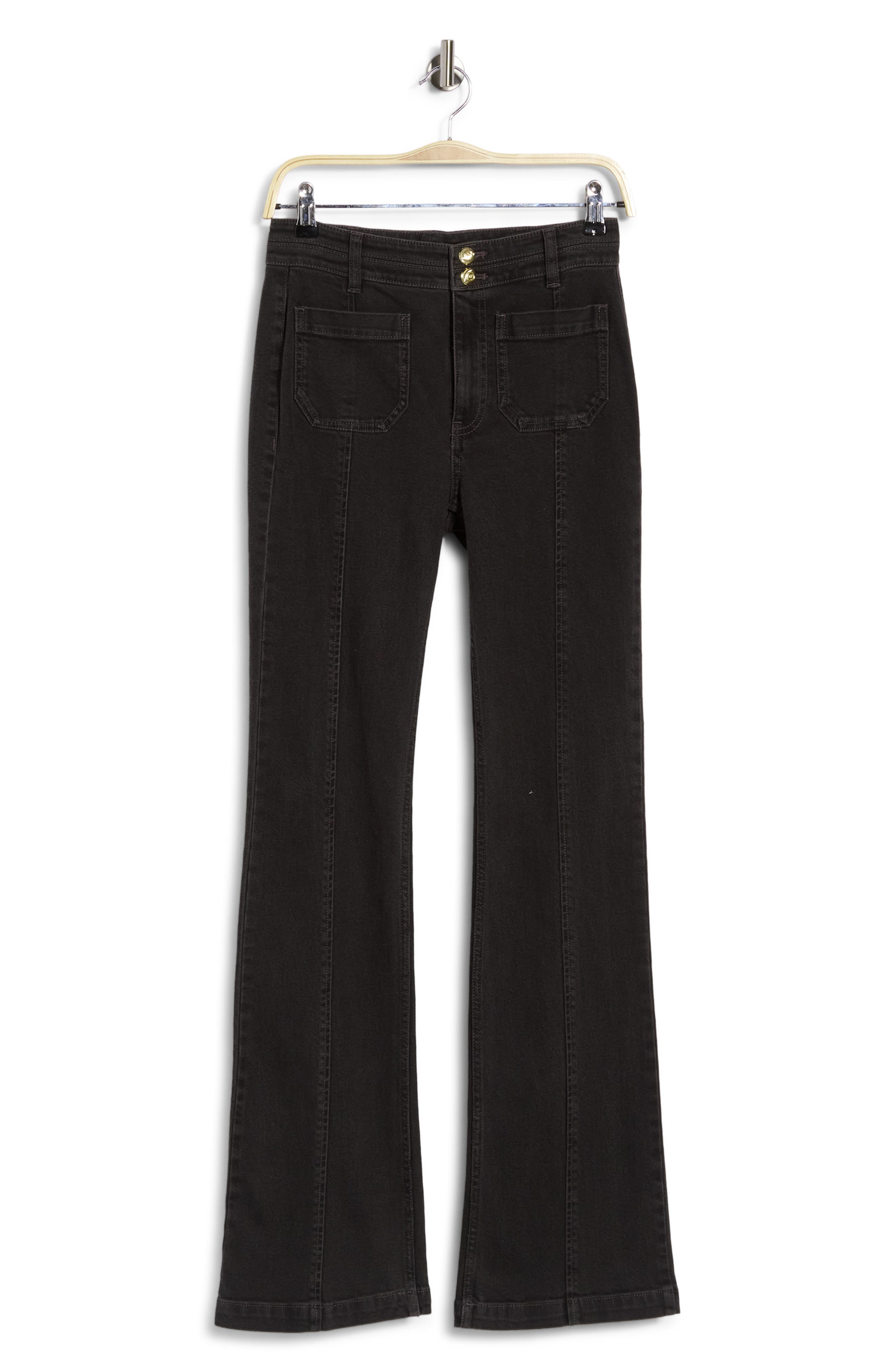 Dorothea Patch Pocket Flare Jeans