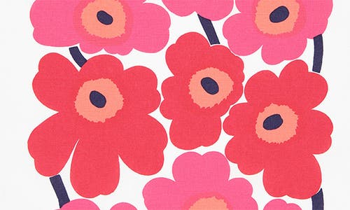 Marimekko Unikko 2-pack Kitchen Towels In Red