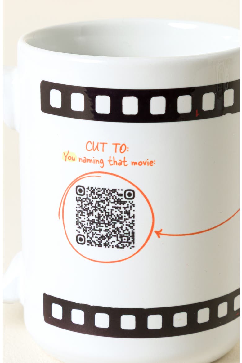 Movie Trivia Every Day Interactive QR Mug, Alternate, color, Multi