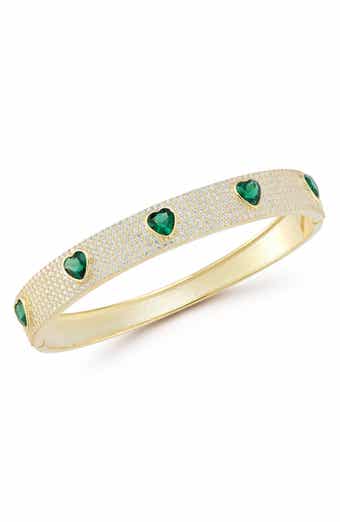 CHLOE AND MADISON Heart Bangle Bracelet