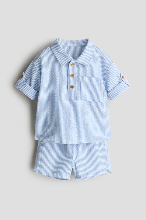 2-piece Cotton Seersucker Set
