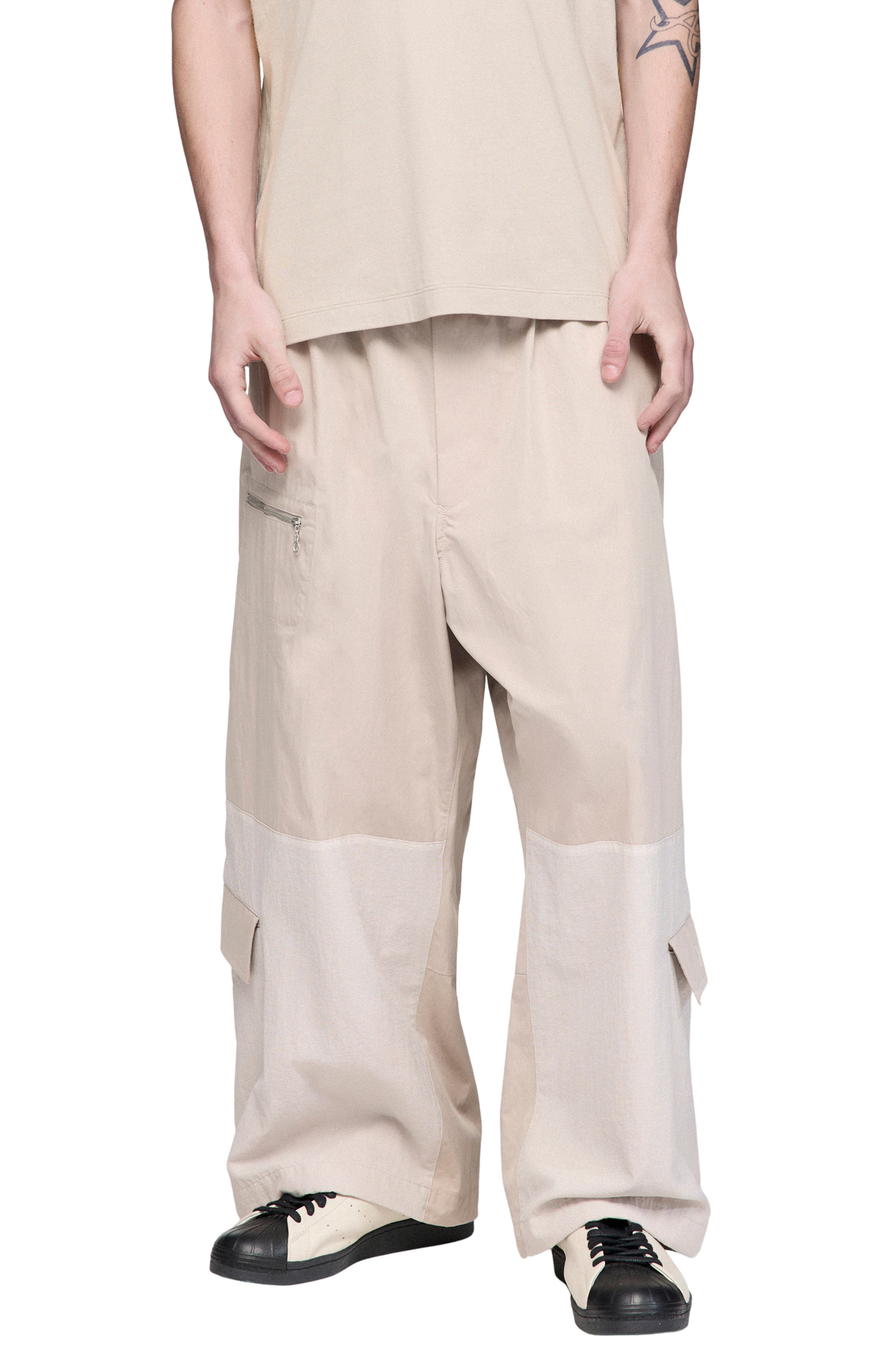 Drawstring Straight Leg Pants