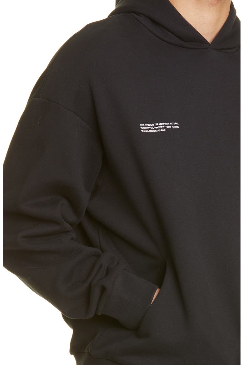 365 PPRMINT™ Unisex Organic Cotton Hoodie, Alternate, color, BLACK
