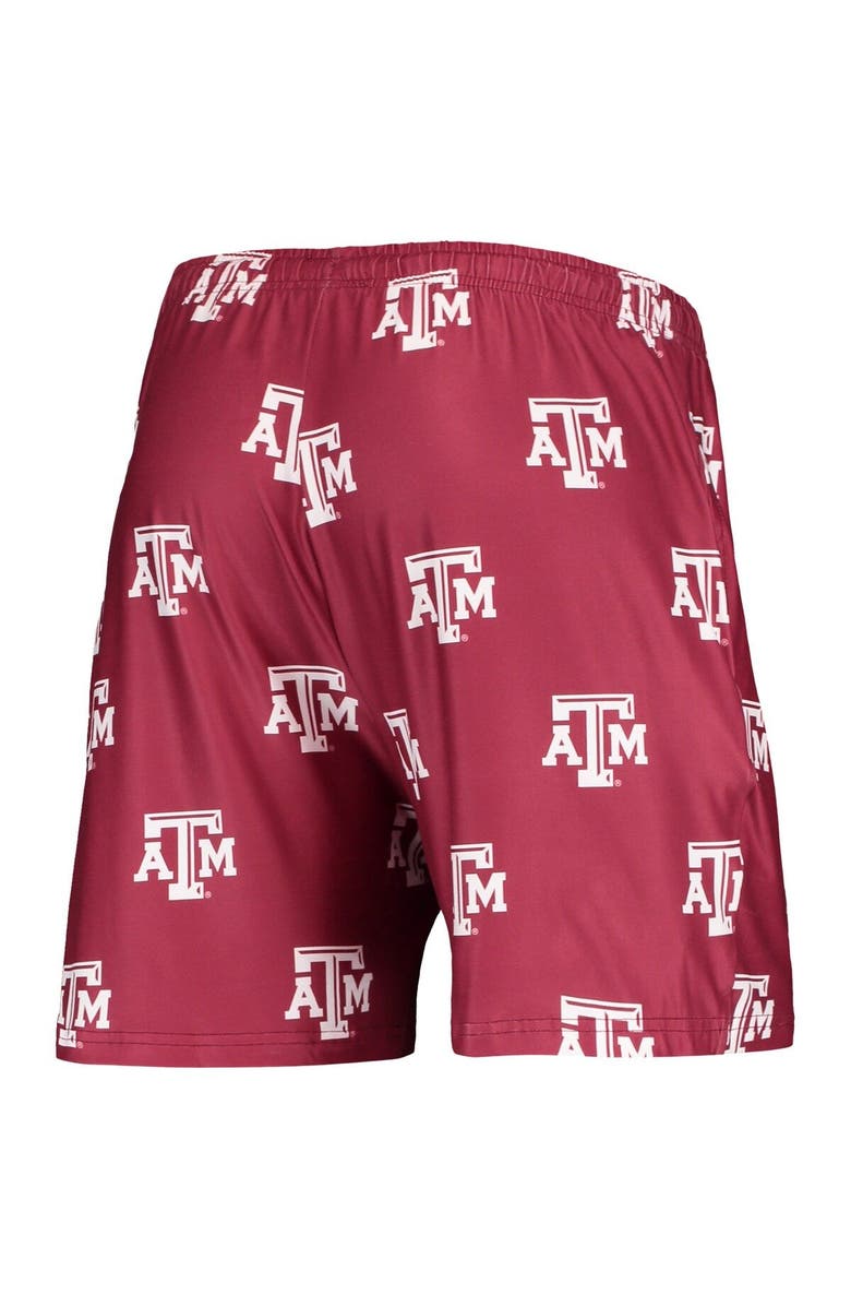 CONCEPTS SPORT Men's Concepts Sport Maroon Texas A&M Aggies Flagship Allover Print Jam Shorts, Alternate, color, Maroon