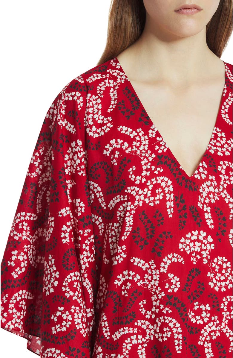 Lanvin PRINTED COTTON VOILE CAFTAN, Alternate, color, 