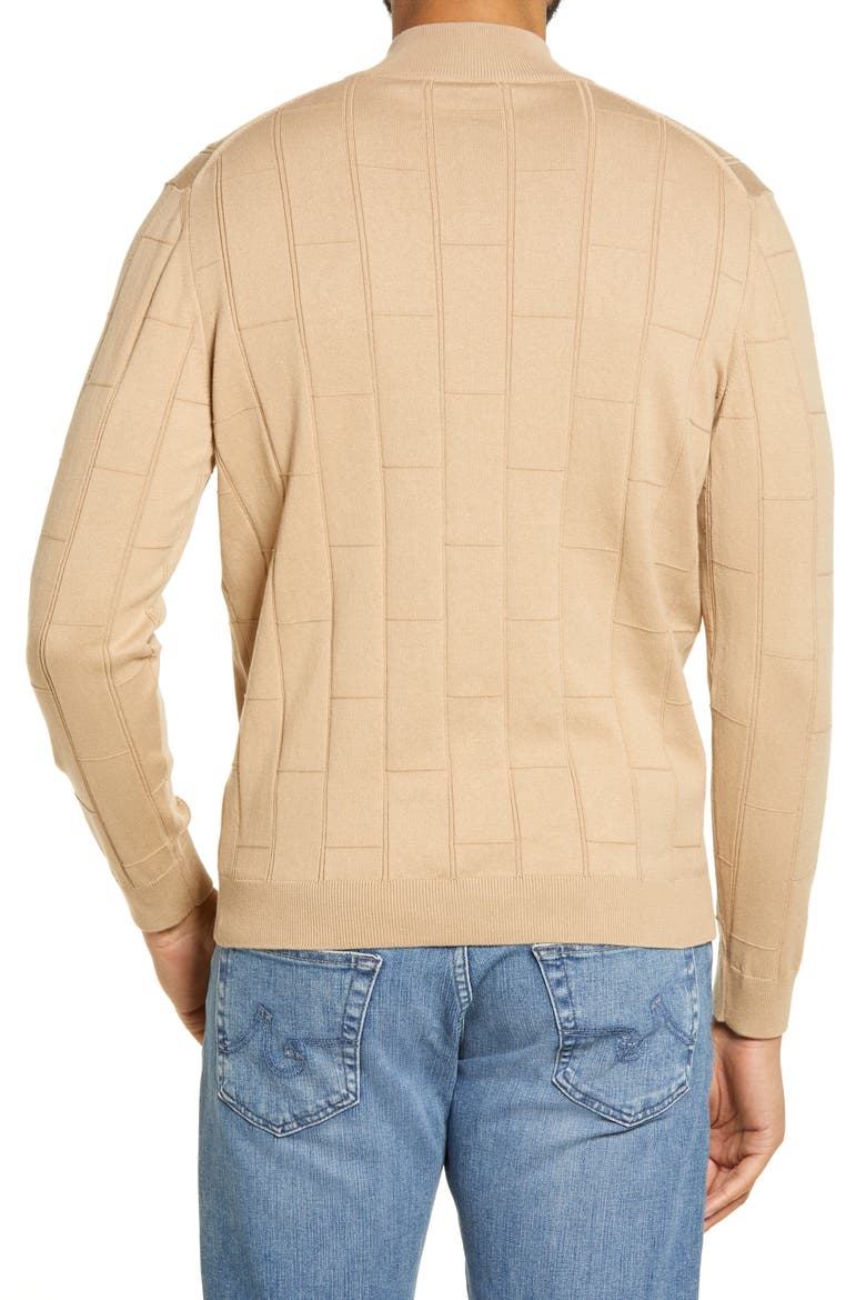 Half Zip Sweater, Alternate, color, SAND