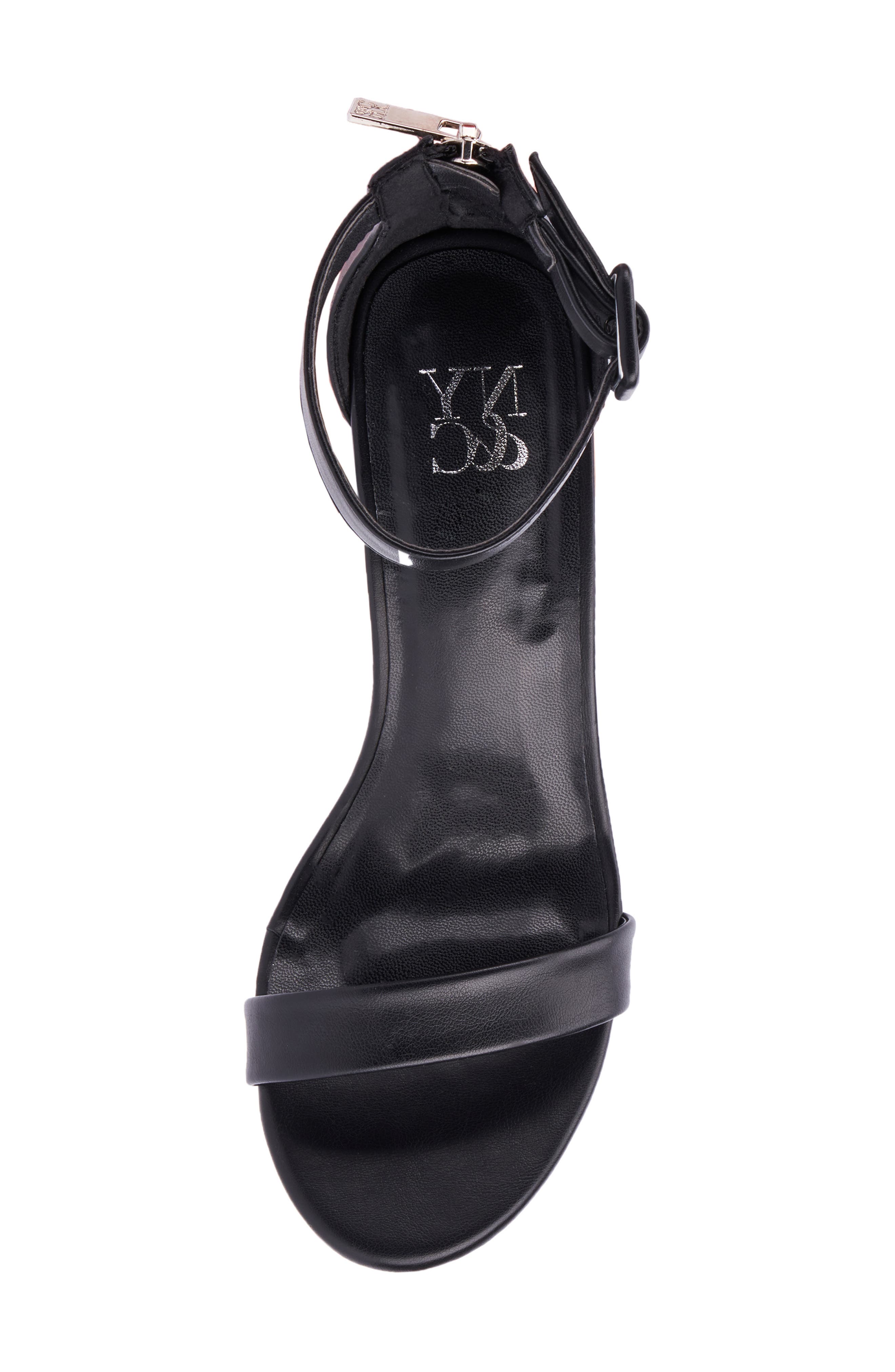 NEW YORK AND COMPANY Lulu Heeled Sandal, Alternate, color, Black