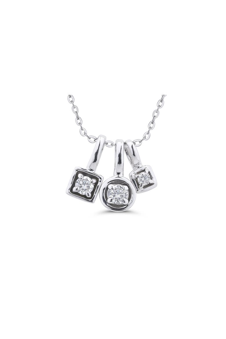 Sugar+Spice Cluster Necklace, Main, color, Silver