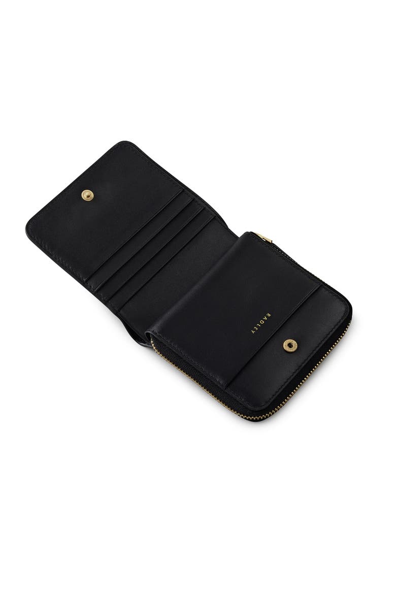 The Roxburgh - Perforated Medium Zip Around Wallet, Alternate, color, Black